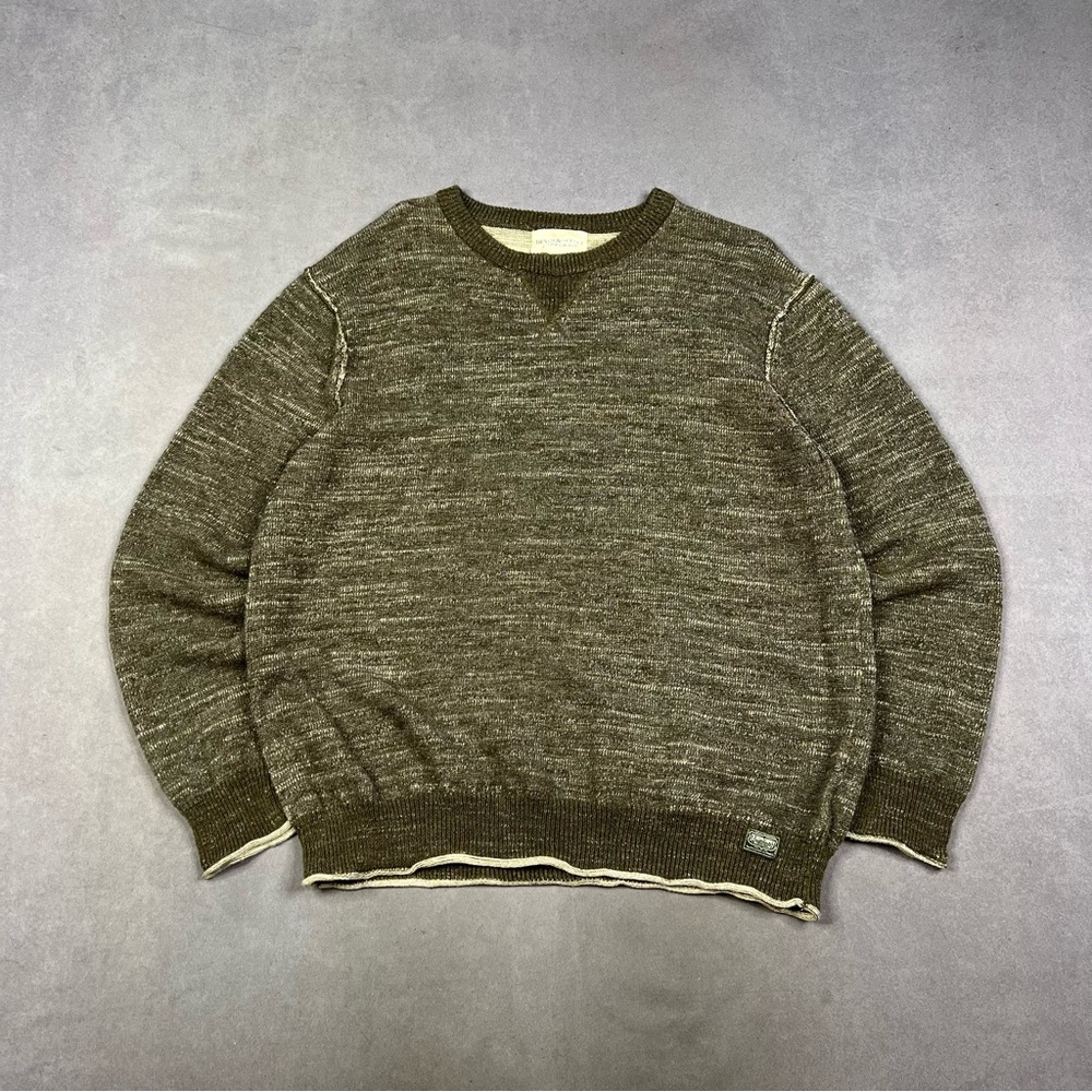 Polo by Ralph Lauren Men's Olive Crewneck Sweater